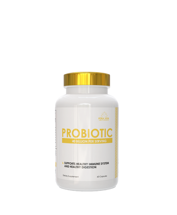 Pura Vida Naturals Probiotics 40 billion per servings