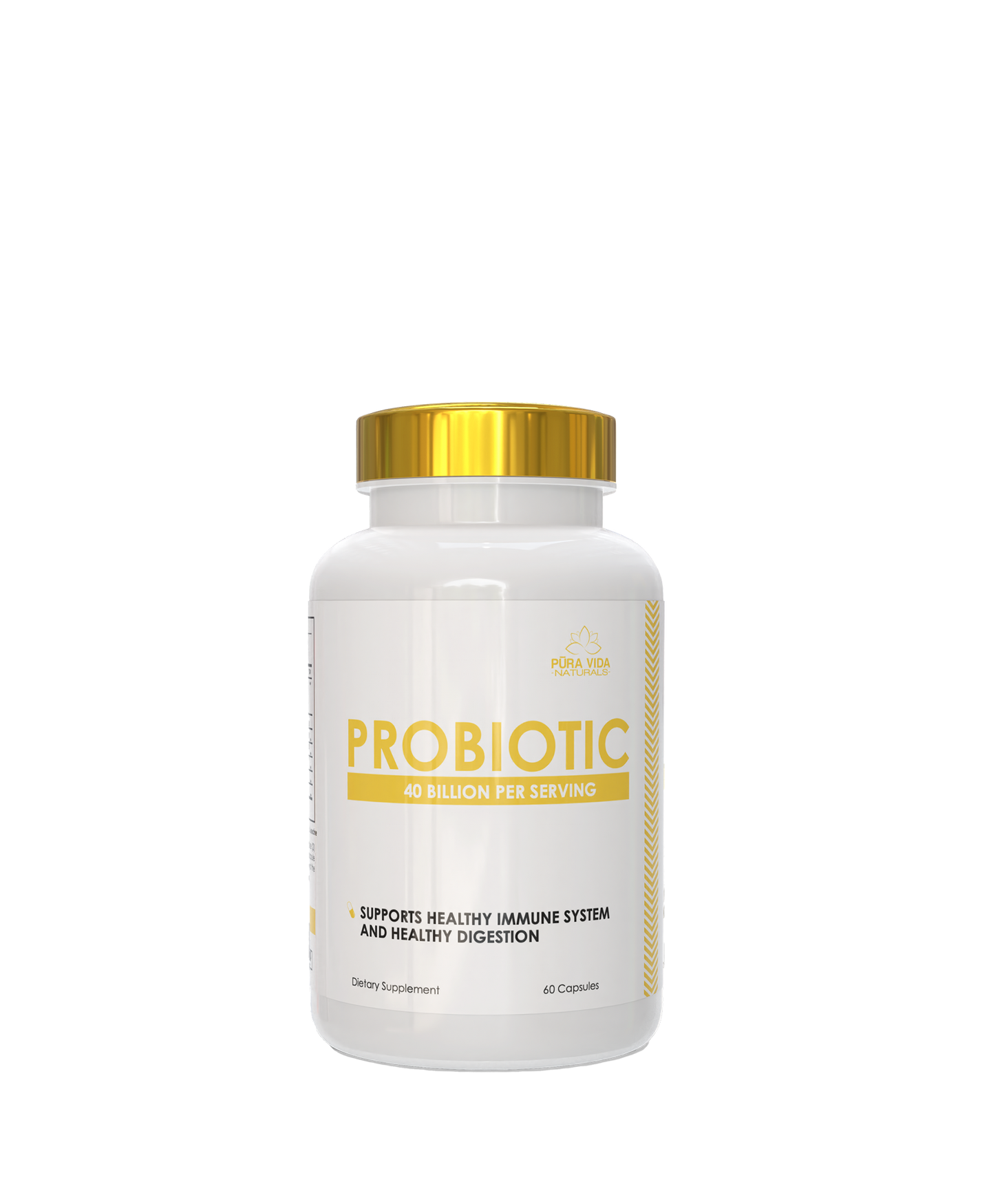Pura Vida Naturals Probiotics 40 billion per servings